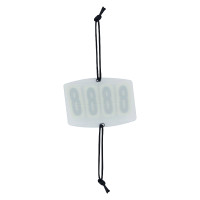 Numéro de compétition Imperial Riding Basic carré 4 chiffres Blanc Numéro de compétition Imperial Riding Basic carré 4 chiffres Blanc