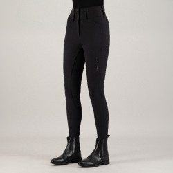 Pantalon d'équitation Euro-Star Aurelle diamond FullGrip femme Noir