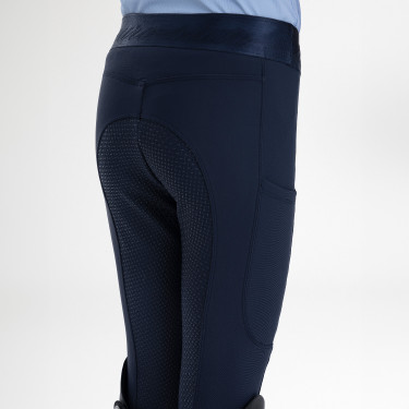 Pantalon d'équitation Euro-Star Impressive FullGrip Kids Marine Bleu marine