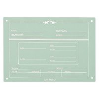 Plaque d'Écurie German HV Polo Polo Aqua sky
