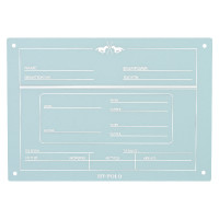 Plaque d'Écurie German HV Polo Polo Powder blue Bleu Plaque d'Écurie German HV Polo Polo Powder blue Bleu