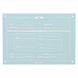 Plaque d'Écurie German HV Polo Polo Powder blue Bleu Plaque d'Écurie German HV Polo Polo Powder blue Bleu