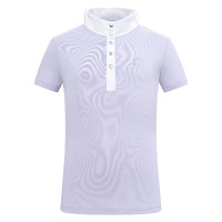 Polo de concours manches courtes Imperial Riding Basic Kids Glycine Violet Polo de concours manches courtes Imperial Riding Basic Kids Glycine Violet
