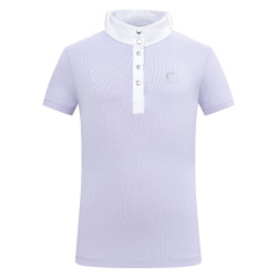 Polo de concours manches courtes Imperial Riding Basic Kids Glycine Violet Polo de concours manches courtes Imperial Riding Basic Kids Glycine Violet