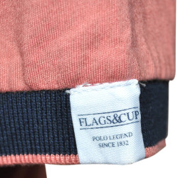 Polo enfant Cusca Flags & Cup Vieux rose Polo enfant Cusca Flags & Cup Vieux rose