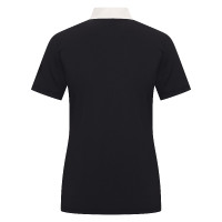 Polo de concours manches courtes Imperial Riding Shine femme Noir