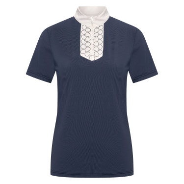Polo de concours manches courtes Imperial Riding Shine femme Marine Bleu marine Polo de concours manches courtes Imperial Riding Shine femme Marine Bleu marine
