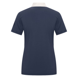 Wedstrijdpolo met korte mouwen Imperial Riding Shine dames Marine Marineblauw