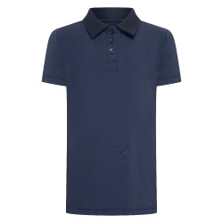 Imperial Riding Marly Kids polo met korte mouwen Marine Marineblauw
