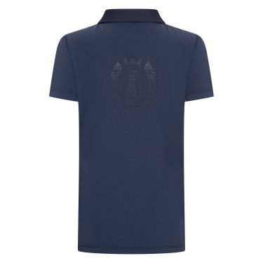 Imperial Riding Marly Kids polo met korte mouwen Marine Marineblauw