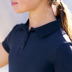 Polo manches courtes Imperial Riding Marly Kids Marine Bleu marine