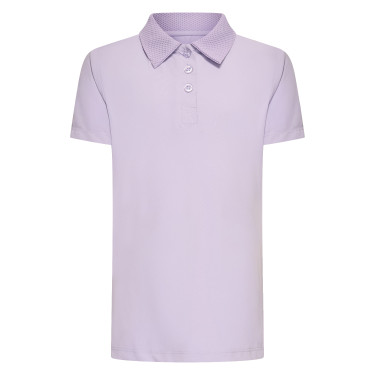 Imperial Riding Marly Kids polo met korte mouwen Glycine Violet