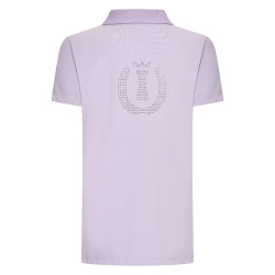 Imperial Riding Marly Kids polo met korte mouwen Glycine Violet