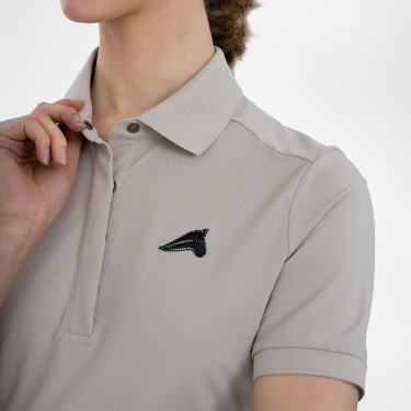 Polo shirt manches courtes Euro-Star Mara femme Beige