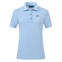 Polo shirt manches courtes HV Polo Norah femme Powder blue Bleu