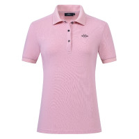 HV Polo Norah dames poloshirt met korte mouwen Mooie roos Roze