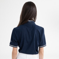 Polo shirt manches courtes HV Polo Novella femme Marine Bleu marine