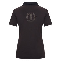 Dames poloshirt met korte mouwen Imperial Riding Marly Zwart