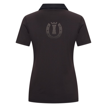 Dames poloshirt met korte mouwen Imperial Riding Marly Zwart