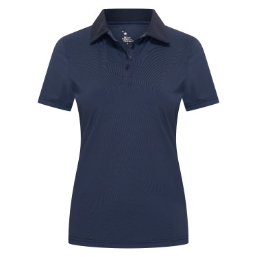 Dames poloshirt met korte mouwen Imperial Riding Marly Marine Marineblauw