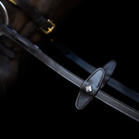Imperial Riding rubberen teugels met duimmarkering Donkerbruin Imperial Riding rubberen teugels met duimmarkering Donkerbruin