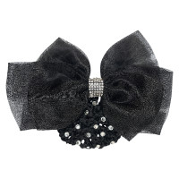 Résille pour cheveux avec résille et strass Imperial Riding Noir