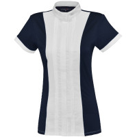Polo Diamantina dames korte mouwen Flags & Cup Marineblauw