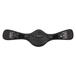 Sangle de dressage Imperial Riding anatomique avec boucles à rouleaux Noir