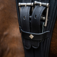 Sangle de dressage Imperial Riding anatomique avec boucles à rouleaux Noir