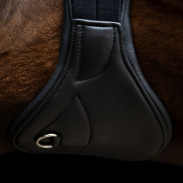 Sangle de dressage Imperial Riding anatomique avec boucles à rouleaux Noir