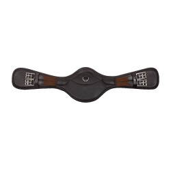 Sangle de dressage Imperial Riding anatomique avec boucles à rouleaux Marron foncé