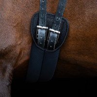 Sangle de dressage Imperial Riding en néoprène Noir
