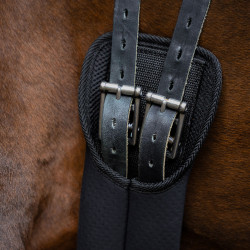 Sangle de dressage Imperial Riding en néoprène Noir