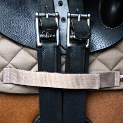 Sangle de saut Imperial Riding anatomique avec boucles à rouleaux Noir