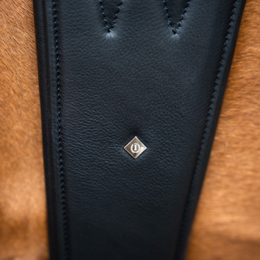 Sangle de saut Imperial Riding anatomique avec boucles à rouleaux Noir