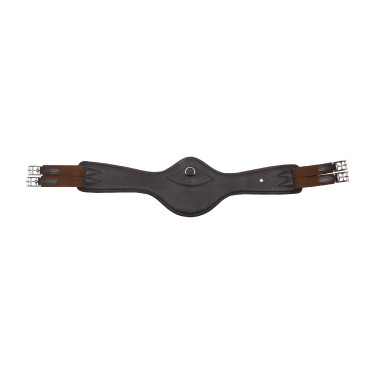 Imperial Riding anatomische springsingel met rolgespen Donkerbruin Imperial Riding anatomische springsingel met rolgespen Donkerbruin