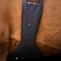 Sangle de saut Imperial Riding anatomique avec boucles à rouleaux Noir