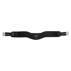 Sangle de saut Imperial Riding Basic anatomique en néoprène Noir