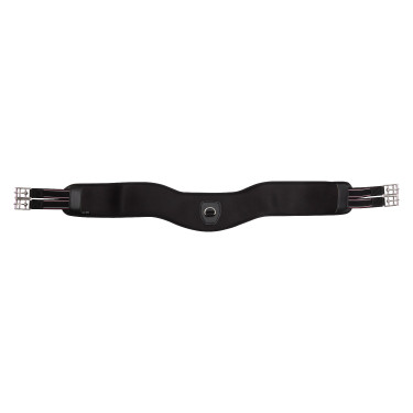 Sangle de saut Imperial Riding Basic anatomique en néoprène Noir