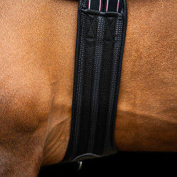 Sangle de saut Imperial Riding Basic anatomique et respirante Noir