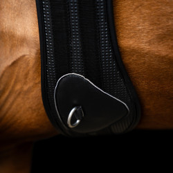 Sangle de saut Imperial Riding Basic anatomique et respirante Noir