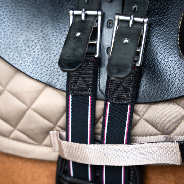 Ademende springsingel Imperial Riding Cross Wave Zwart