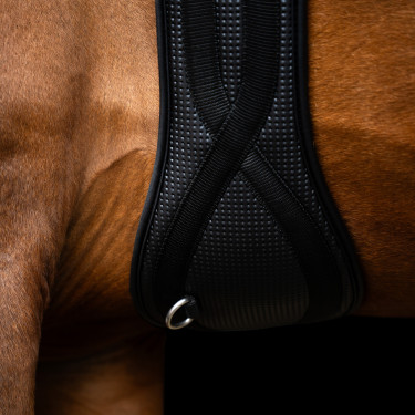 Ademende springsingel Imperial Riding Cross Wave Zwart