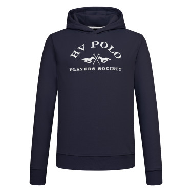 Sweat à capuche HV Polo Jewel femme Marine Bleu marine