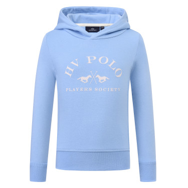 Sweat à capuche HV Polo Jewel Kids Powder blue Bleu