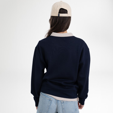 Sweat HV Polo Janice femme Marine Bleu marine