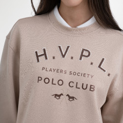 Sweat HV Polo Janice femme Champagne Beige Sweat HV Polo Janice femme Champagne Beige
