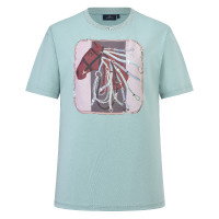 T-shirt manches courtes HV Polo Jutta femme Aqua sky