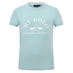T-shirt met korte mouwen HV Polo Natalie Kids Aqua sky