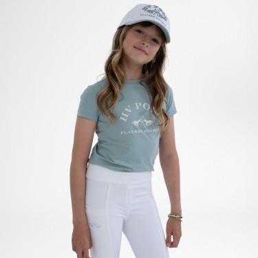 T-shirt manches courtes HV Polo Natalie Kids Aqua sky